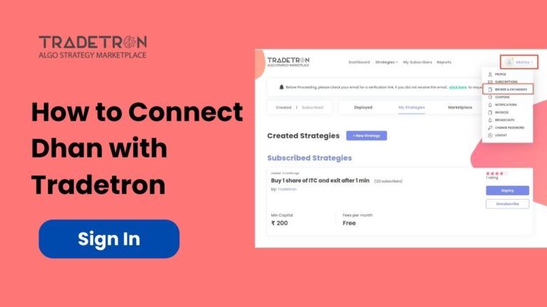 tradetron login